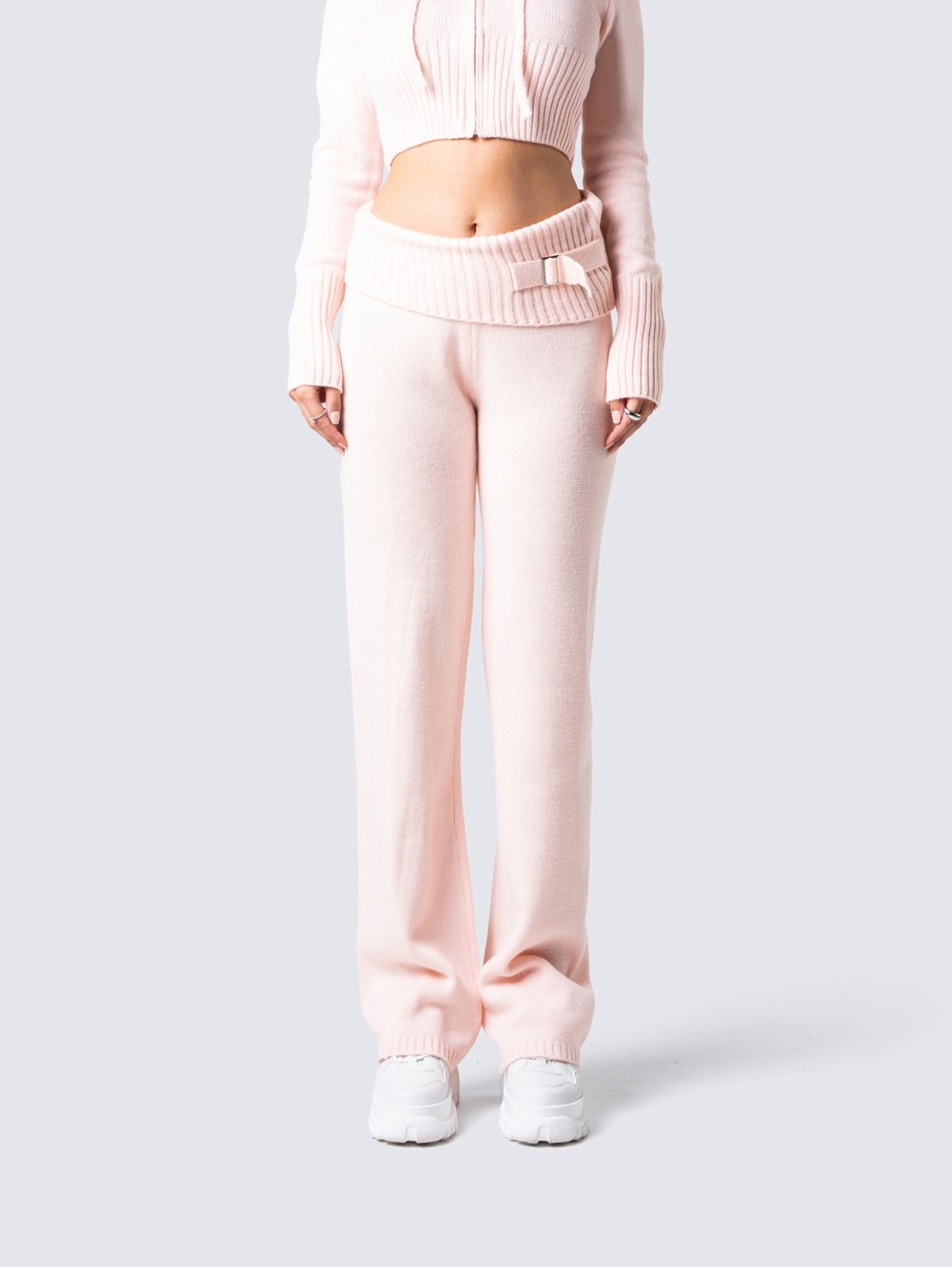 Finesse Alyssa Pink Knit Pant XS/S CR16-10